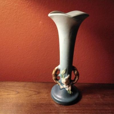 Roseville Apple Blossom Bud Vase #379-7