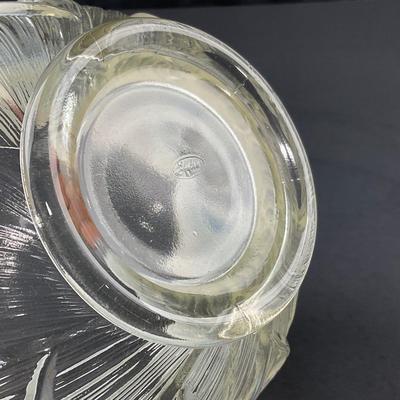 -187- FENTON | Opalescent White Lily Of The Valley Bowl | Marked