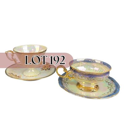 -192- COLLECTIBLE | Mismatched Set Of Cups & Saucers