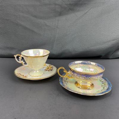 -192- COLLECTIBLE | Mismatched Set Of Cups & Saucers
