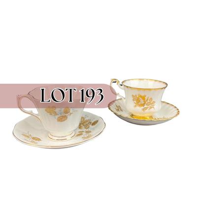 -193- COLLECTIBLE | Mismatched Set Of Cups & Saucers