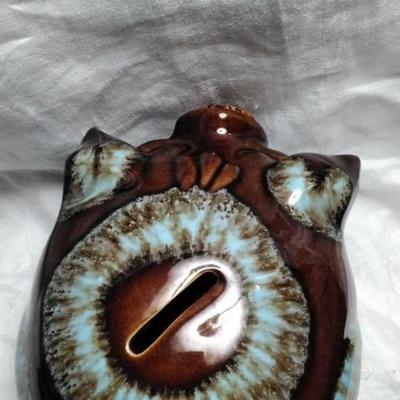 1957 Hull Corky Pig Piggy Bank (All Original) Marked Patent Pending