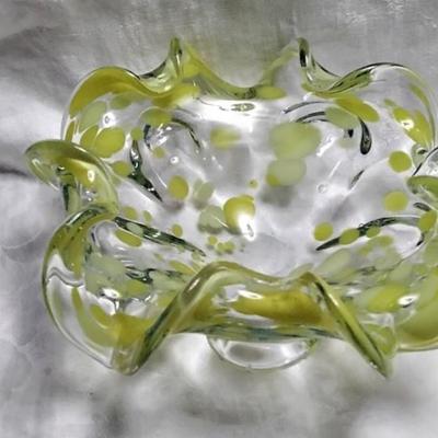 1970s Murano Flower Bowl