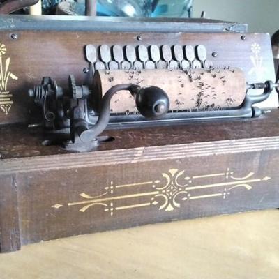 The Gem Roller Organ Made in 1923 (Stamped)