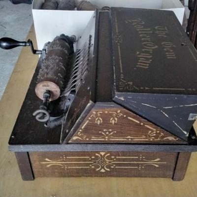 The Gem Roller Organ Made in 1923 (Stamped)