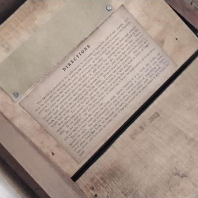 The Gem Roller Organ Made in 1923 (Stamped)