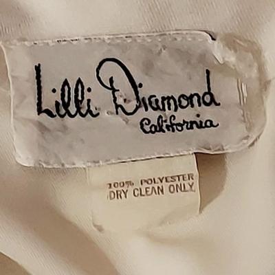 Vtg 1970s Lilli Diamond Rare Maxi dress with Rose ?️ and Sash