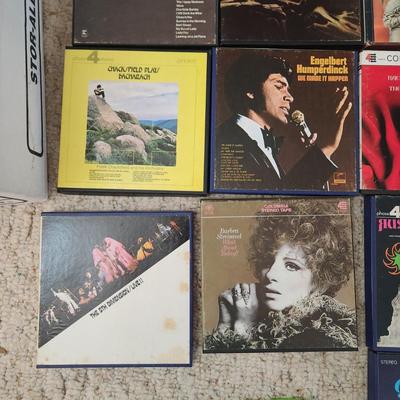 lot of 18 Reel to Reel Recorded Music Tape Beach Boys Revolver Jetheo Tull & Others