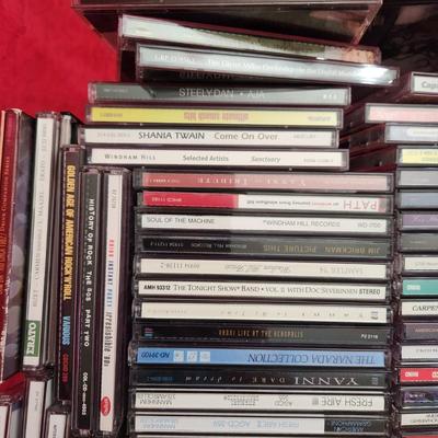 Large Lot Music CDs includes Tote