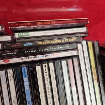 Large Lot Music CDs includes Tote