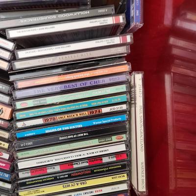 Large Lot Music CDs w Tote Hollies, Doo Wop, Party Rock, Jazz , See Pics