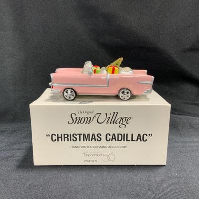 Lot 31 | Snow Village Christmas Cadillac