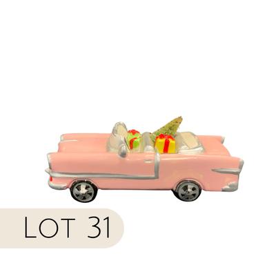 Lot 31 | Snow Village Christmas Cadillac