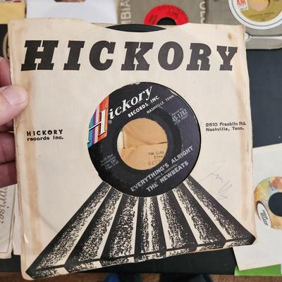 Lot of Vinyl Records 45 RPM Mary Hopkin Hollies Seekers Newbeats War Stealers Wheel see pics