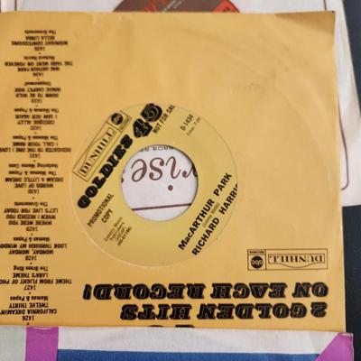 Lot of Vinyl Records 45 RPM Rolling Stones Mama Cass CCR Animals James Taylor Argent Eagles