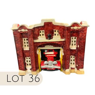Lot 36 | Department 56 | Fire Station - 1984