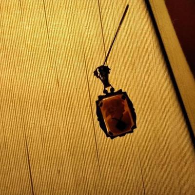 Habille Pendant Cameo 14k Gold With Diamond