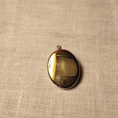 New Old Stock Cameo Locket 10K Gold FIlled