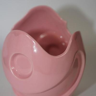 CERAMIC ARTS STUDIO MADISON, WI 1942-1956 :SPACE BOWL" PINK VASE #471