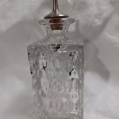 American Fostoria Bitters Bottle With Metal Spout 1934 - 1943