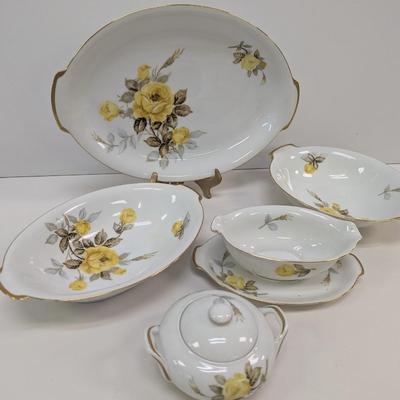 Cotillion By Sango Japan Serving Dishes