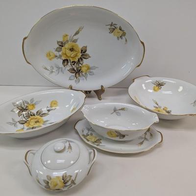 Cotillion By Sango Japan Serving Dishes