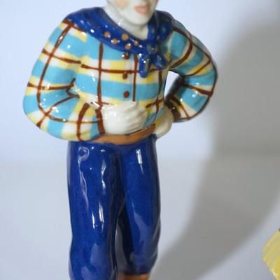 CERAMIC ARTS STUDIO MADISON, WI 1942-1956 SQUARE DANCERS BOY AND GIRL