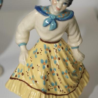 CERAMIC ARTS STUDIO MADISON, WI 1942-1956 SQUARE DANCERS BOY AND GIRL