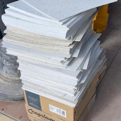BIG OL Pile of Congoleum; 2 different Colors 