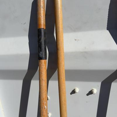 3 Push Brooms 