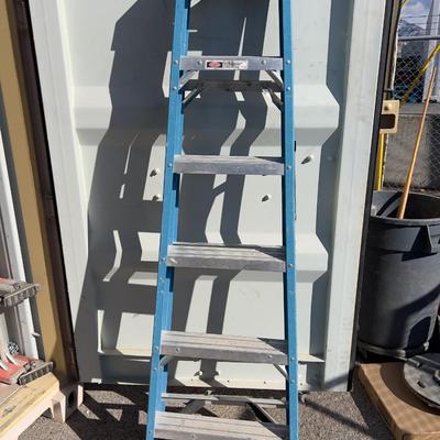 Werner 6 Foot Step Ladder, Blue