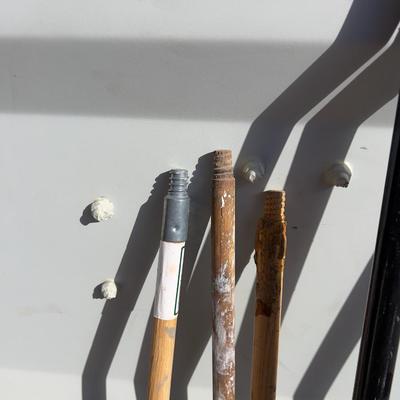 Broom Stick and Paint sticks (7)