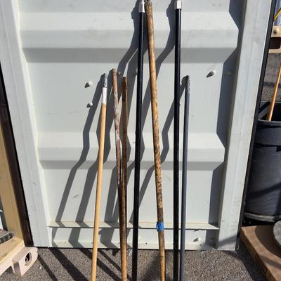 Broom Stick and Paint sticks (7)