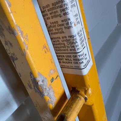 Yellow Working Area Rail or GUARD Rail 