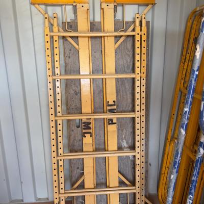 Set of Yellow Bakers Scaffolding NO WHEELS