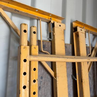 Set of Yellow Bakers Scaffolding NO WHEELS
