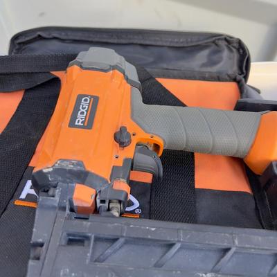 Ridgid 1/4" Crown Stapler 18 Guage with Soft Case