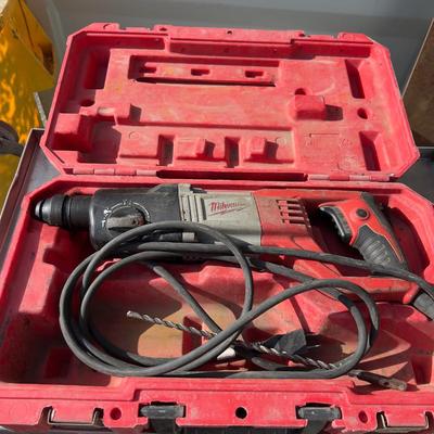 Milwaukee Corded Rotary Hammer Drill  with Hard Case 