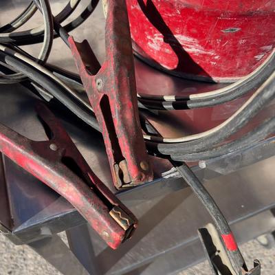 Fuel Can and a Jumper Cable 
