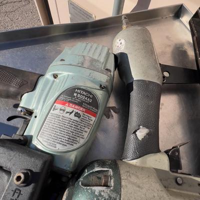(2) 1-Hatachi 2" Stapler Plus another one not branded