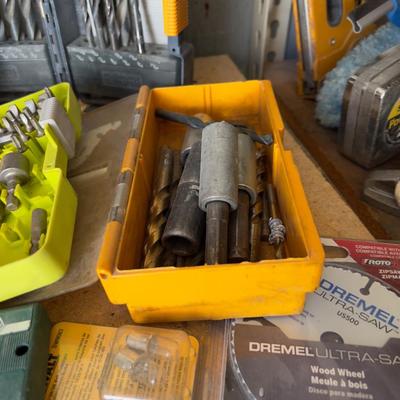 Shelf full of BITS; Screw Bits, Drill Bits 