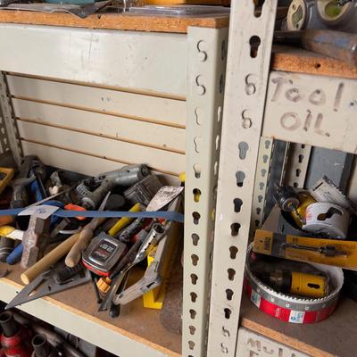 2 metal Shelves 