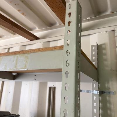2 metal Shelves 