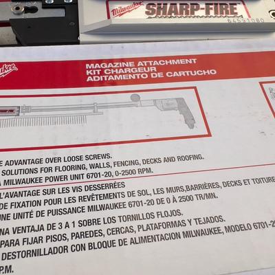 Milwaukee Sharp Fire Screw Gun with Hard Case 