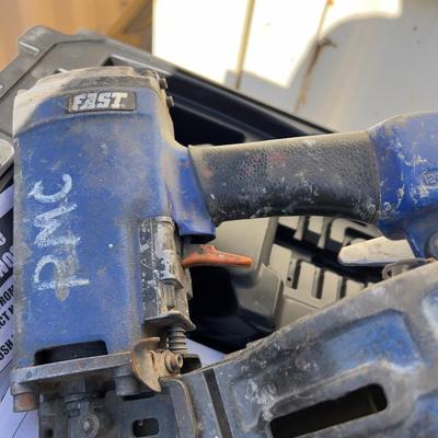 2 Coil Nailers; 1 has a case