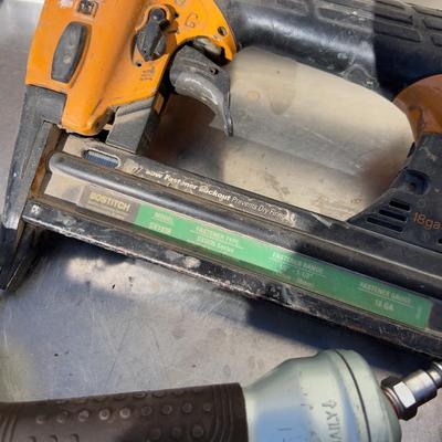 4 Air Nailers Mixed Lot 