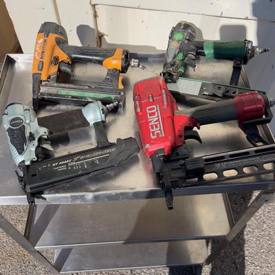4 Air Nailers Mixed Lot 