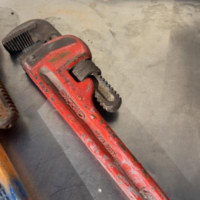 3 Pipe Wrenches 