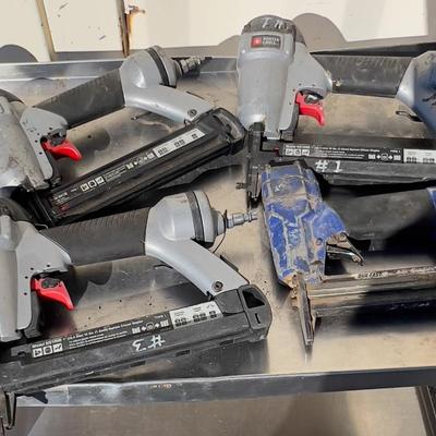 (4) Crown Staplers 