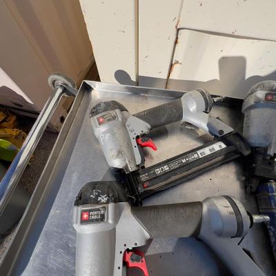 (4) Crown Staplers 